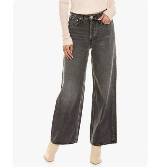 rag & bone Maya High-Rise Wide-Leg Jeans - Picture 1 of 11